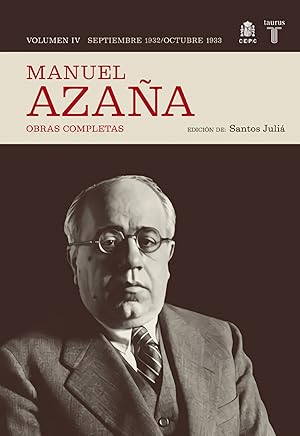 Imagen del vendedor de O.c. manuel azaa tomo 4 seotiebre 1932 / octubre 1933 a la venta por Imosver