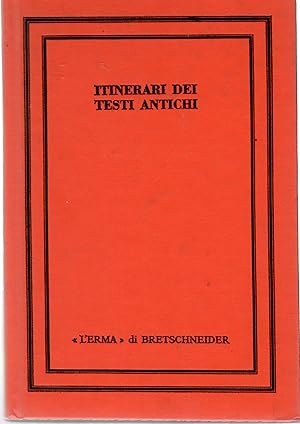 Itinerari dei Testi Antichi