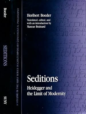 Immagine del venditore per Seditions: Heidegger and the Limit of Modernity. venduto da Antiquariaat Fenix