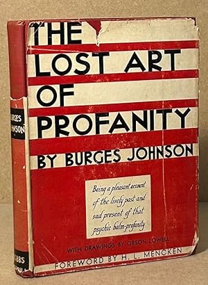 Bild des Verkufers fr The Lost Art of Profanity zum Verkauf von San Francisco Book Company