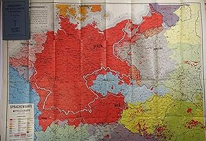 Sprachenkarte von Mitteleuropa [- Deutsches Selbstbestimmungsrecht! -] Bearbeitet von Wilhelm Win...