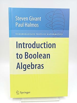 Immagine del venditore per Introduction to Boolean Algebras venduto da Antiquariat Smock