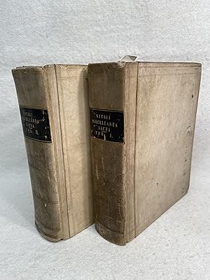 Miscellaneorum Sacrorum Libri IV. Quibus. (1692) / Miscellaneorum Sacrorum Tomus Alter.(1700) 2 vols