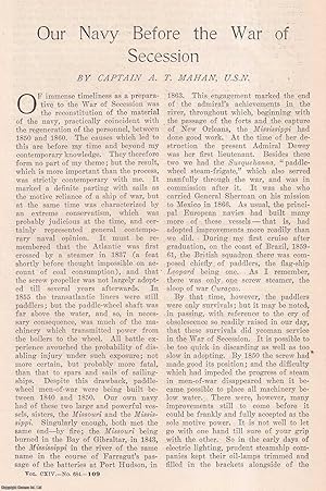 Seller image for The U.S. Navy before the War of Secession. This is an original article from the Harper's Monthly Magazine, 1907. for sale by Cosmo Books