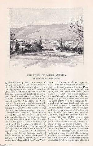 Bild des Verkufers fr Caracas: The Paris of South America. This is an original article from the Harper's Monthly Magazine, 1895. zum Verkauf von Cosmo Books