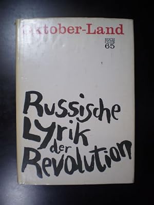 Imagen del vendedor de Oktober-Land 1917-1924. Russische Lyrik der Revolution a la venta por Buchfink Das fahrende Antiquariat