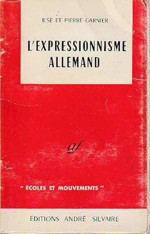 Immagine del venditore per L'expressionnisme allemand, venduto da L'Odeur du Book