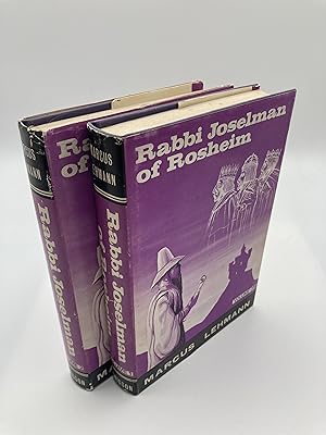 Seller image for Rabbi Joselman of Rosheim. 2 volume set for sale by thebookforest.com