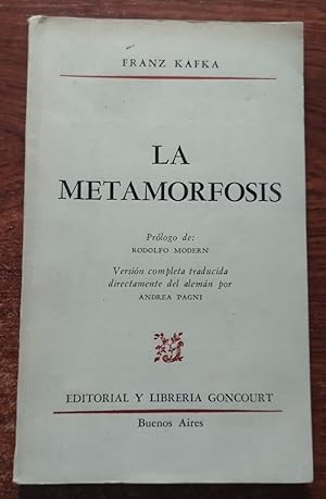Imagen del vendedor de La metamorfosis a la venta por Librería Ofisierra
