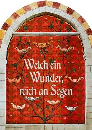 Seller image for Welch ein Wunder, reich an Segen: Fensterbild-Adventskalender mit Begleitheft for sale by Rheinberg-Buch Andreas Meier eK