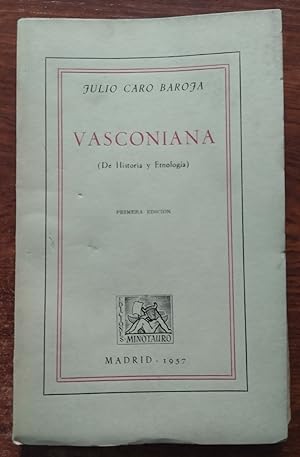Seller image for Vasconiana (de historia y etnologa) for sale by Librera Ofisierra