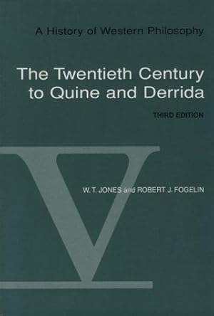 Bild des Verkufers fr A History of Western Philosophy: The Twentieth Century of Quine and Derrida, Volume V zum Verkauf von WeBuyBooks