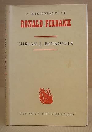 Bild des Verkufers fr A Bibliography Of Ronald Firbank zum Verkauf von Eastleach Books