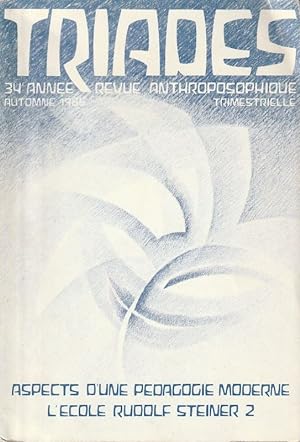 Immagine del venditore per Aspects d'une pdagogie moderne. L'cole Rudolf Steiner 2. venduto da ARTLINK