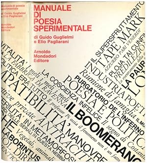 Bild des Verkufers fr Manuale di poesia sperimentale. zum Verkauf von Libreria Alberto Govi di F. Govi Sas
