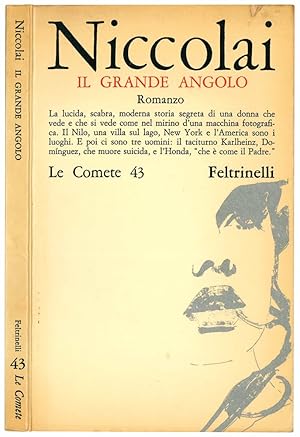 Seller image for Il grande angolo. Romanzo. for sale by Libreria Alberto Govi di F. Govi Sas