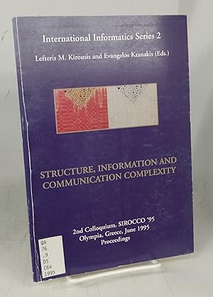 Immagine del venditore per Structure, Information and Communication Complexity, Sirocco '95 venduto da Attic Books (ABAC, ILAB)