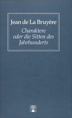 Charaktere oder die Sitten des Jahrhunderts (Bibliothek des skeptischen Denkens) Franz Grillparzer