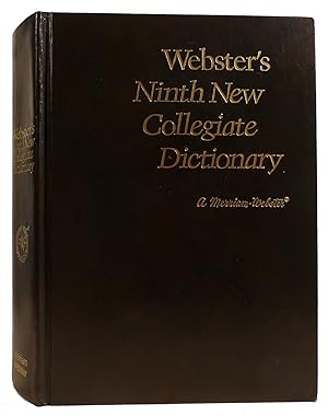 WEBSTER'S NINTH NEW COLLEGIATE DICTIONARY