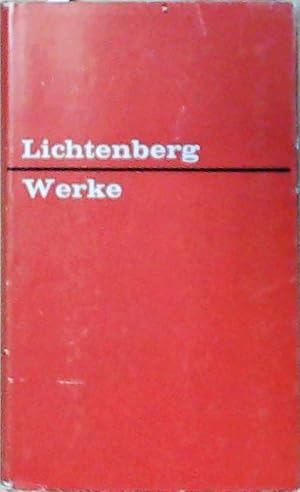 Bild des Verkufers fr Lichtenbergs Werke in einem Band (Bibliothek deutscher Klassiker) zum Verkauf von Berliner Bchertisch eG