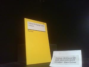 Urfaust : Goethes "Faust" in ursprüngl. Gestalt. Johann Wolfgang Goethe. Hrsg. u. eingeleitet von...