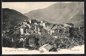 Carte postale Ste-Lucie-de Tallano, vue générale, vue panoramique