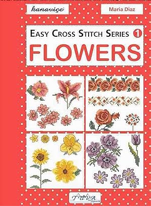 Easy Cross Stitch Series 1 : Flowers :