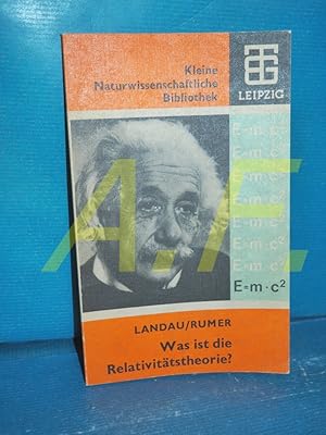 Seller image for Was ist die Relativittstheorie? L. D. Landau u. Ju. B. Rumer. [Dt. bers.: Gerd Lassner] / Kleine naturwissenschaftliche Bibliothek , Bd. 1 for sale by Antiquarische Fundgrube e.U.