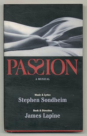 Imagen del vendedor de Passion: A Musical a la venta por Between the Covers-Rare Books, Inc. ABAA