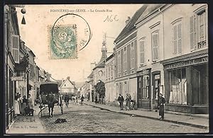 Carte postale Bonnières-sur-Seine, La Grande-Rue