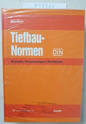 Seller image for Tiefbaunormen : for sale by Versand-Antiquariat Konrad von Agris e.K.