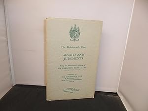 Image du vendeur pour Courts and Judgments Being the Presidential Address of Sir Carleton Kemp Allen , 1958-59 mis en vente par Provan Books