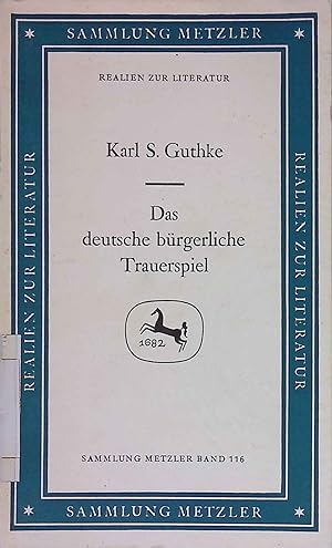 Seller image for Das deutsche brgerliche Trauerspiel. Sammlung Metzler ; Bd. 116 : Abt. D, Literaturgeschichte for sale by books4less (Versandantiquariat Petra Gros GmbH & Co. KG)