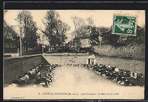 Carte postale Doué-La-Fontaine, Les Fontaines, Le Mail
