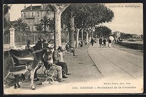 Carte postale Cannes, Boulevard de la Croisette