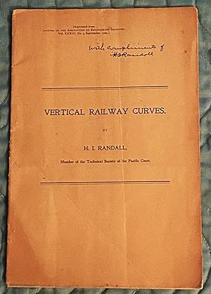 Bild des Verkufers fr Vertical Railway Curves zum Verkauf von My Book Heaven