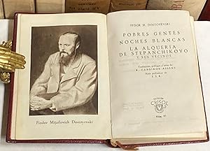 Immagine del venditore per Pobres gentes. Noches blancas. La alquera de Stepanchikovo y sus vecinos. Traduccin, prlogos y notas de R. Cansinos Assens. venduto da LIBRERA DEL PRADO