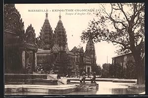 Ansichtskarte Marseille, Exposition coloniale 1922, Temple d`Angkor-Vat