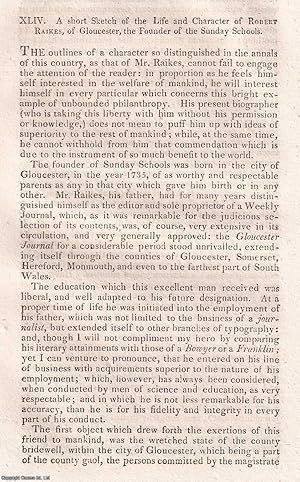 Robert Raikes, of Gloucester, the Founder of the Sunday Schools : A short sketch of his Life and ...