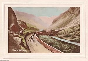 Elmer Keene Colour Welsh Views : Snowdon from Llyn Llydau; The Pavillion & Sands, Rhyl; Pass of L...