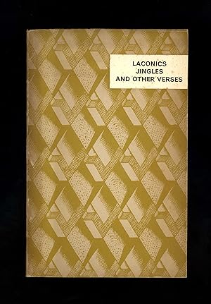 Seller image for LACONICS JINGLES AND OTHER VERSES (First edition - No. 197/200 limited edition) for sale by Orlando Booksellers