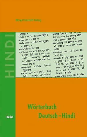 Seller image for Wrterbuch Deutsch-Hindi for sale by Bcherbazaar