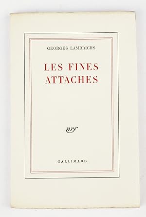 Bild des Verkufers fr Les Fines attaches zum Verkauf von Librairie-Galerie Emmanuel Hutin