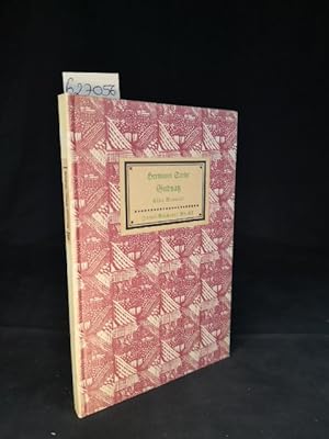Bild des Verkufers fr Gudnatz. Eine Novelle. Insel-Bcherei Nr. 62/2. 11.-20. Tausend. zum Verkauf von ANTIQUARIAT Franke BRUDDENBOOKS