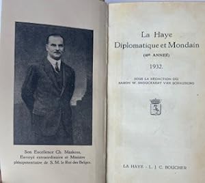 The Hague diplomatic almanac, Het groene boekje | La Haye diplomatique et mondain 1932, La Haye, ...