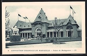 Ansichtskarte Marseille, Exposition coloniale 1922, Palais de Madagascar