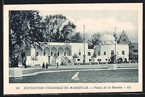 Ansichtskarte Marseille, Exposition coloniale 1922, Palais de la Tunisie