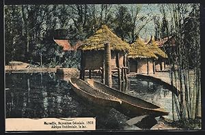 Ansichtskarte Marseille, Exposition coloniale 1922, Afrique Occidentale, le lac