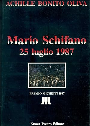 Mario Schifano. 25 Luglio 1987. Premio Michetti 1987