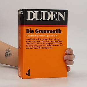 Seller image for Duden "Grammatik der deutschen Gegenwartssprache" for sale by Bookbot